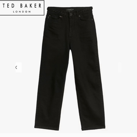 Ted Baker London Denim - Ted Baker Braided Belt Jeans